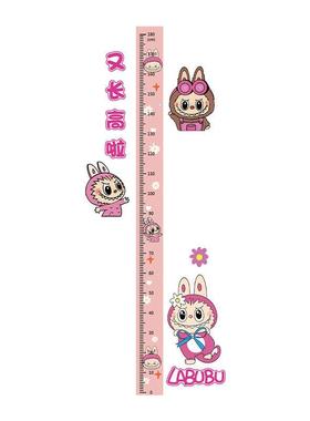 儿拉童房间布量置装饰挂画 画布力墙面贴纸女孩床头身高测压45843