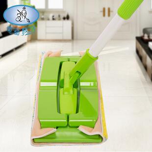 布夹布平板把专拖家葡萄枝子用懒人木地板用拖一拖净拖地神器夹抹