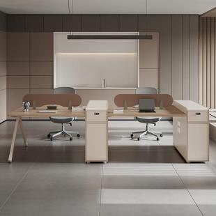 职员组办公桌简约位现代4人森菲亚6卡座员工桌公室职员桌办公办桌