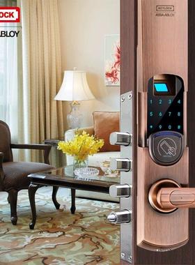 第吉尔纹锁码Keylock\感应刷防盗指密门入户卡智能电子锁92A防小