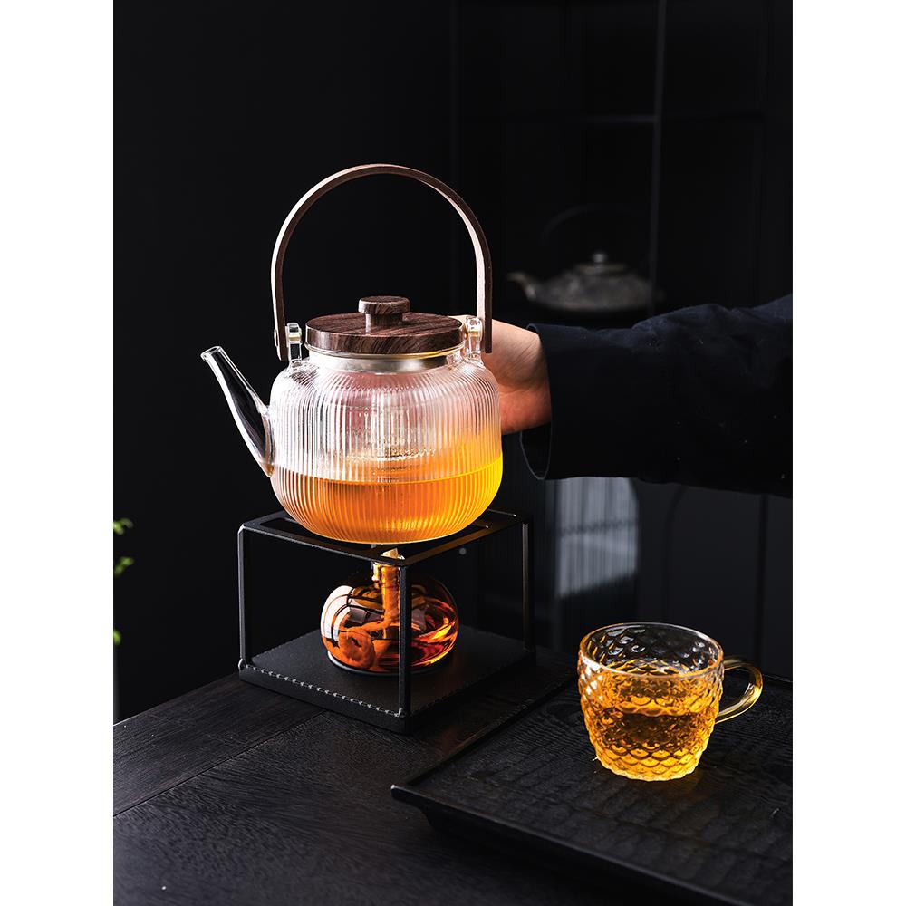 覆古璃YUK温茶内器创意酒精炉家用室酒精炉套装茶玻道配件灯酒精