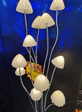 庆道具灯铁艺12头蘑JUV蘑菇树路引婚礼舞婚台布置铁艺菇树橱窗装