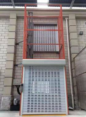 仓储工厂壁挂梯导轨式货二层YVB货三层固简定易升降货梯固定升梯