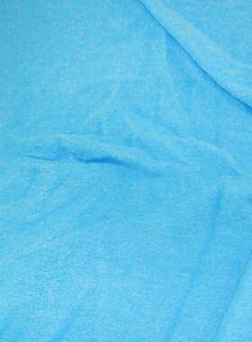 蓝色DKZ全棉双面梭织纱毛巾布店料00%棉吸水酒浴袍浴巾面料1棉布