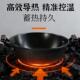 铸铁锅锅30 38加深加炖厚双耳炖汤锅生铁锅家用平无底健康涂层锅
