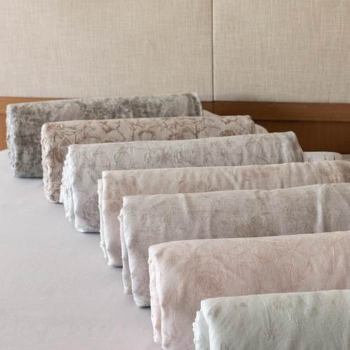 轻奢云萃天丝棉色织可水洗四季被夏被四件套亲肤透气裸睡单品薄被