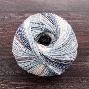 十刻 厂家云团 毛棉喷毛系列 毛线编织手工渐变色蛋糕线柔软