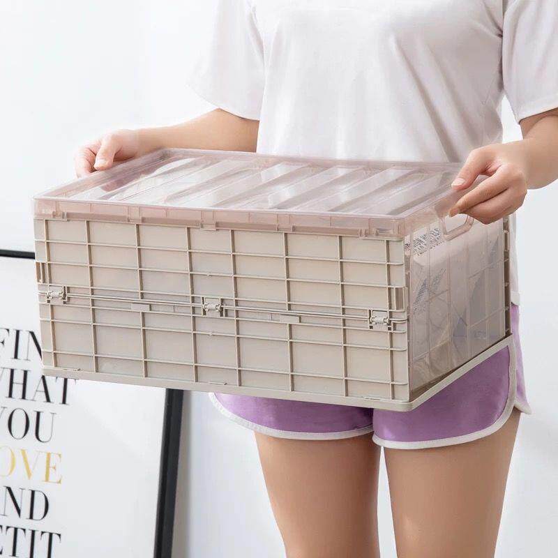 可折叠收纳箱书箱学明生高中宿舍书收纳16塑盒料衣服装整理箱透箱