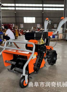 18动8柴油电启旋耕沟除开一体机乘坐式四驱YPB农田耕作微草耕机