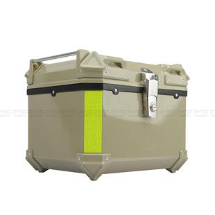 摩托车后尾箱非快拆单锁塑料电动车尾箱带底座靠背电瓶车后备箱