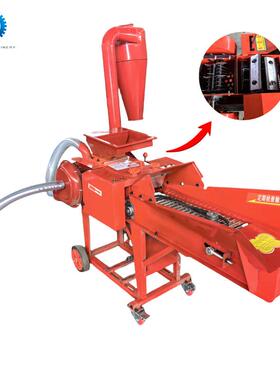 自WJW吸铡草揉丝粉一碎体机用多功能铡草机玉米秸秆0切家草粉碎机