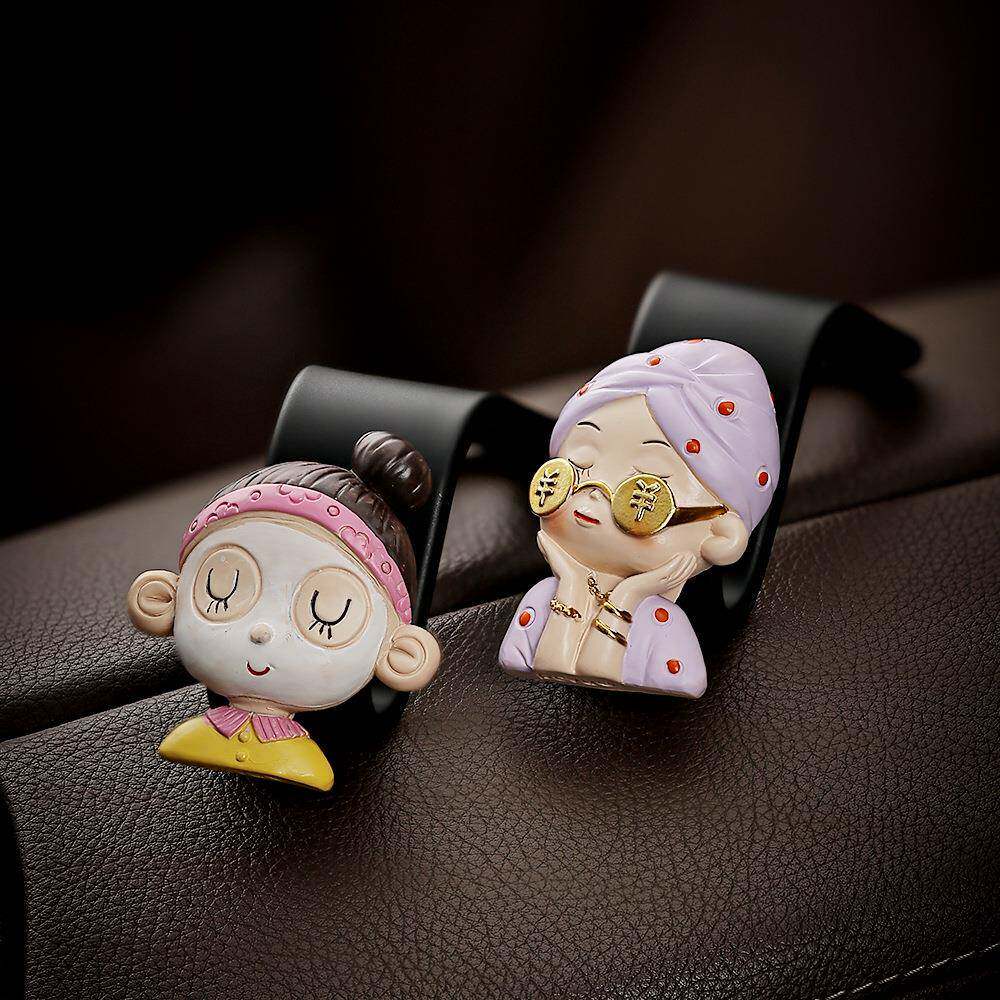 富美皆得女孩汽车挂钩座椅背多功能挂钩创意车载好物装饰用品大全