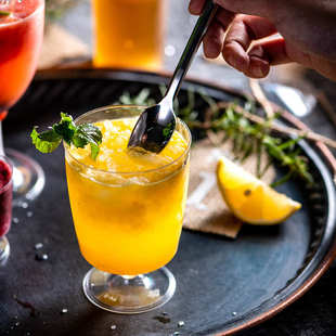 一次性红酒杯鸡尾酒杯组合家用酒杯套装塑料高脚杯香槟杯子威士忌