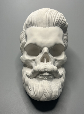 万圣节创意艺术骷髅潮流摆件石膏像扩香石桌面整蛊礼品酒吧装饰品