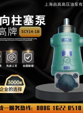 上海启高10/25/40/63/80/100/160/250SCY14-1B手动变量轴向柱塞泵