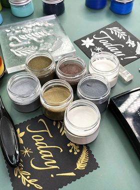 浮雕粉25ml凸粉纸艺用品浮雕纸艺用品浮雕金色银色红色立体凸字粉