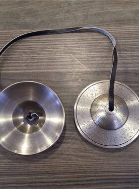 泊雕拔花大尼号青铜碰铃碰钟响铃铜西藏乐器夏撞铃叮888丁铛法铃