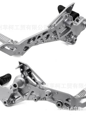 摩托M车gromMX125脚踏板件一马gromMSX16款小配猴子3后脚踏S板前