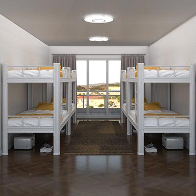 型材铁床校学生上下铺架床员JS-XCC宿舍双层床加厚高学低床铁艺工