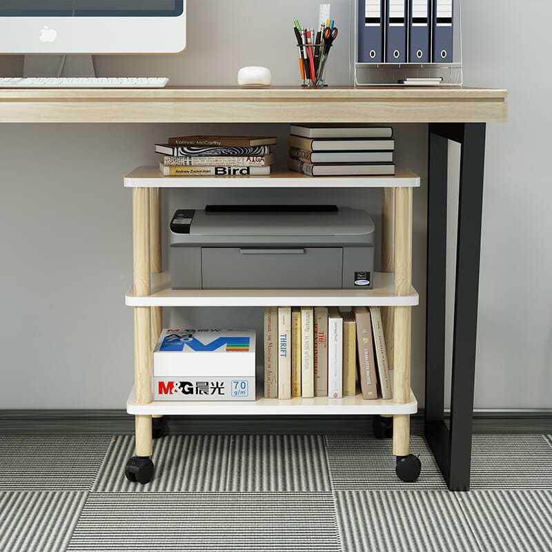 打印物机无品牌/置架子置桌架落地复印子柜子放收纳架放办公室工