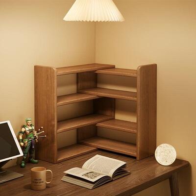 实物VBK木书桌架面置架儿童书桌收纳架家桌用上小书柜办公室储物