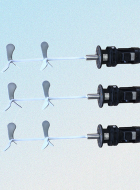 污水处理电动搅拌机 电机功率0.55KW加药搅拌机 桨式搅拌机