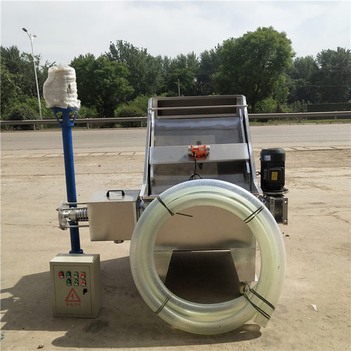 养殖场干湿固液分离机斜塞式猪场粪便分离脱水机不锈钢牛粪清理机