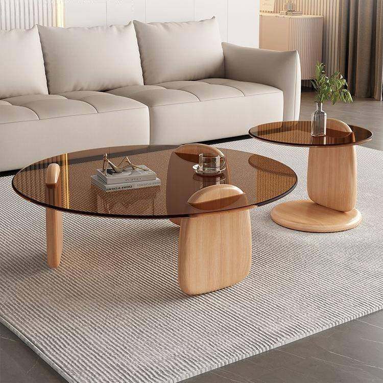 茶几客厅家用小户型轻奢意式简约现代茶桌创意圆形组合玻璃茶几桌,鲜花速递/花卉仿真/绿植园艺,割草机/草坪机,淘宝优惠券,粉丝福利购,淘宝优惠卷