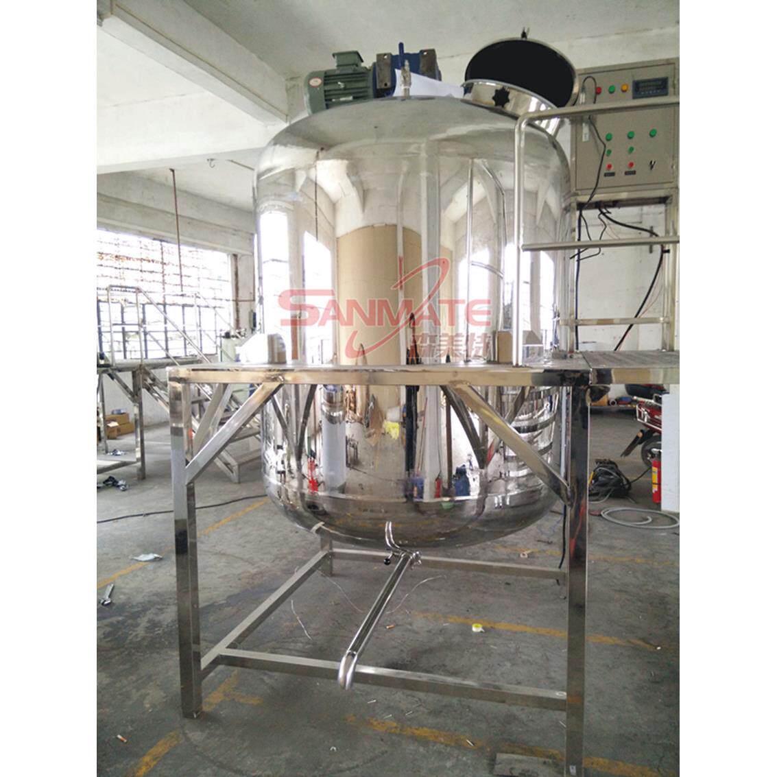 果汁饮料搅拌机饮料调配罐电动饮料搅拌机加热搅拌罐