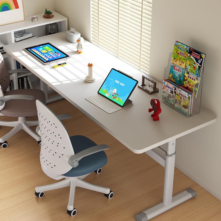 可升降桌子电脑桌台式办公桌书桌学生家用学习桌儿童写字桌工作台