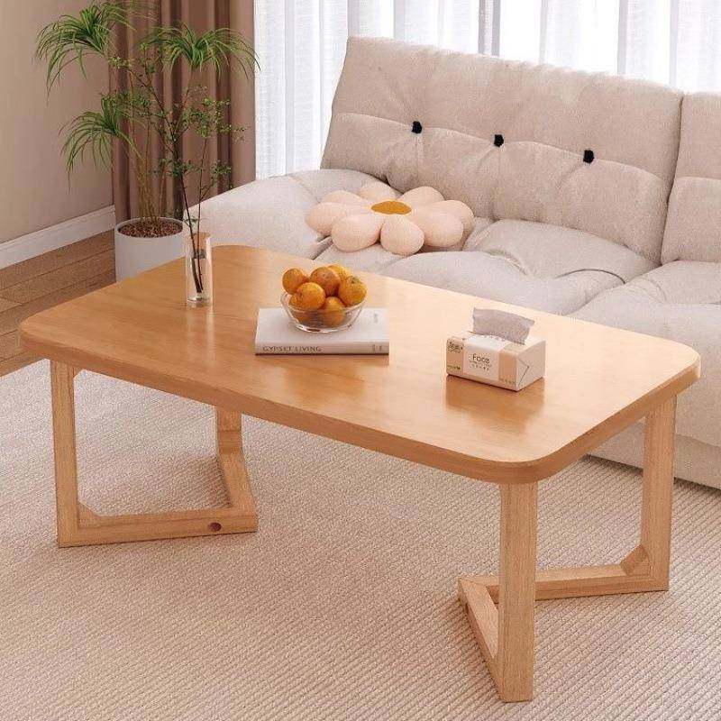 茶几客厅家用小户型实木腿简易茶桌新款高端办公室桌子