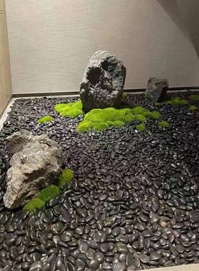 雨240802彩花石抛鹅卵石鱼缸装饰公园铺路光园林造景五抛光雨花