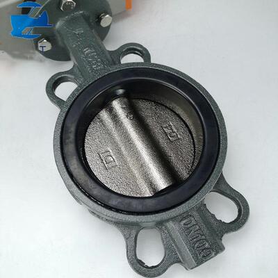 河1北靖D镜阀门D83667X-10/16C铸钢气动对夹阀N40-900软密蝶封切