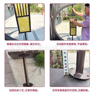 拱户外不锈式钢玄关灯院景观灯ledHL-210M0室外宫廷灯中壁灯防水