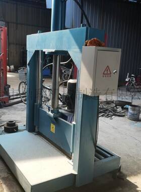 切塑料大蓝桶QJ1500液压铡刀机AS大塑料块铡B断机液橡胶压胶机