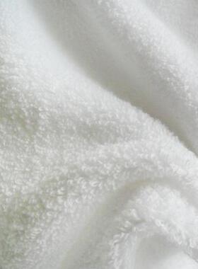 厂家料白色棉毛巾布加厚双面吸水水无捻储梭织毛FDR巾浴纱巾面料