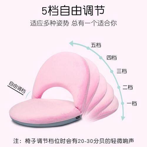 可折床上靠背椅孕妇喂奶靠背日式叠人单沙发榻榻米卧室咨询客服飘
