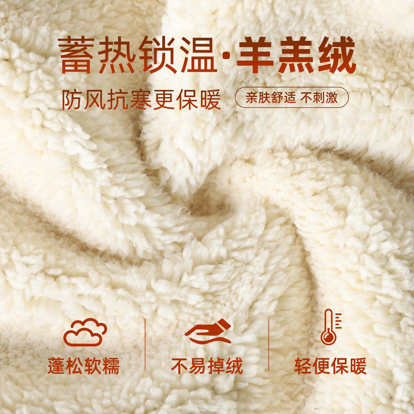 老年人裤子男款加绒加厚冬季外穿爸爸冬装棉裤保暖爷爷老人松紧裤