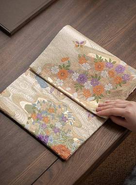 西阵垫织长款SY-HC005百搭茶家用干泡茶手工防水席茶隔桌布热垫茶