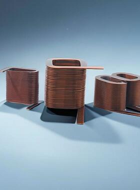 工厂动扁圈平立绕心线圈电机振空线圈OYV新能源线设备磁棒电感