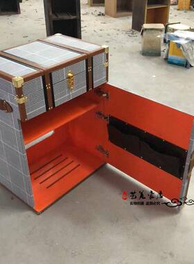 欧式古时尚复酒店水柜摆设百32094宝柜头柜边几斗柜黑白格子床功