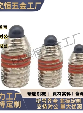 定位柱SPJF/ SPJF-N3N4N5N6N8N10N12N16 超重载短型弹簧柱塞 现货