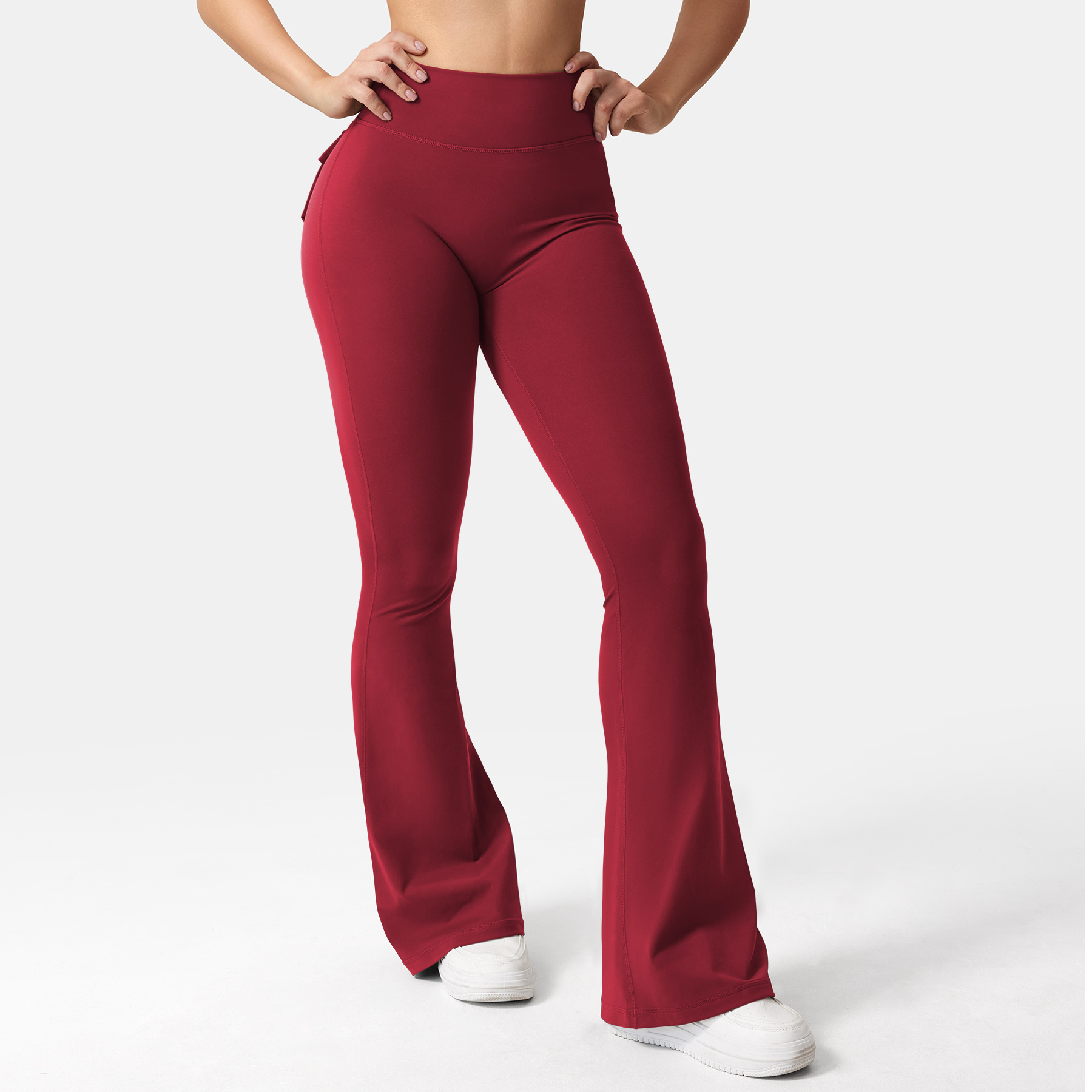 YEOREO Coreflex瑜珈裤女口袋蜜桃臀健身裤收腹运动健身微喇长裤