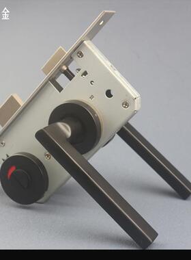 不锈钢人卫生间锁所洗手间卫生间锁有人门无把手现代简BMC-01+5厕