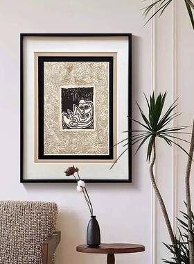符篆密语SN051023》轻法式《高级抽感厅装饰客画小众象艺术卧室挂