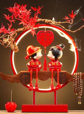 结婚礼ILY物闺蜜新创婚礼品新人婚意浪漫婚房庆用品庆装饰品小喜