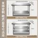 装 店拆厨房操作台包台TUU面台面板 双层三层不锈钢工柜作台桌饭装