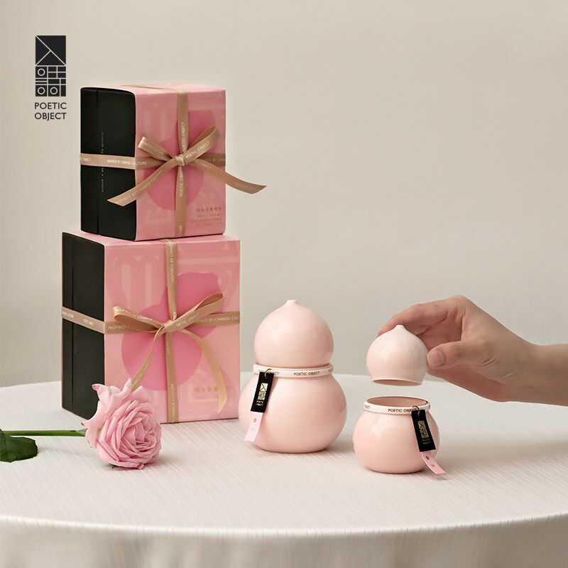 入诗 福禄香薰蜡烛铃兰花香氛礼盒铃兰淡香扩香礼物闺蜜情侣送礼