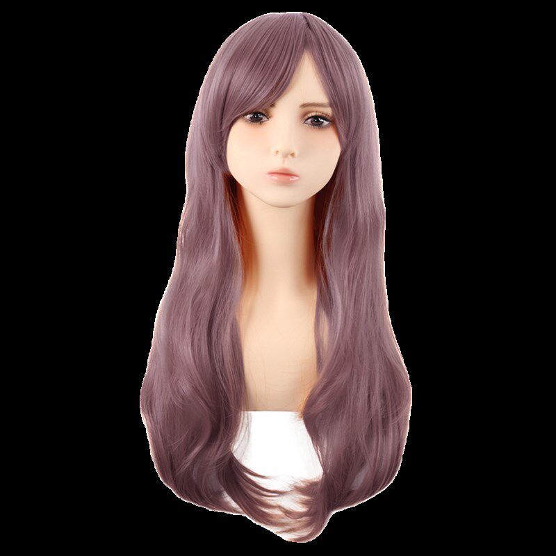潼漫 cos假发女微卷长发动漫高温丝深香芋紫色斜刘海万用70cm头套,美发护发/假发,演出假发,淘宝优惠券,粉丝福利购,淘宝优惠卷