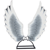 婚庆铁艺发光蝴蝶翅膀婚礼舞台T台场景装 饰比翼双飞路引道具摆件